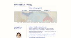 Desktop Screenshot of embodiedartstherapy.com