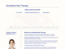 Tablet Screenshot of embodiedartstherapy.com